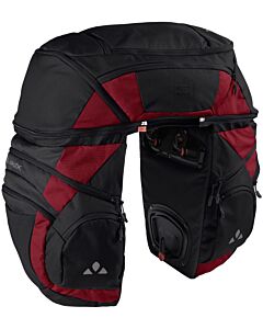 Saddlebag Vaude Karakorum Pro black carmine (red and black)