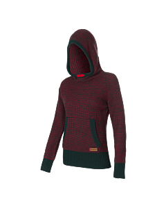 Pullover Olopte verde/fuchsia l
