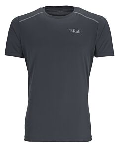 Camiseta Rab Force Tee negro - beluga (negro)