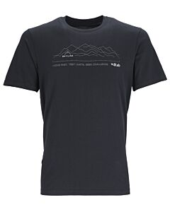 Camiseta Rab Stance Limits Tee negro - beluga (negro)