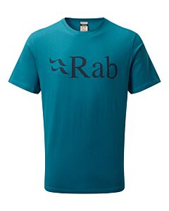 Camiseta Rab Stance Logo Tee azul – azure