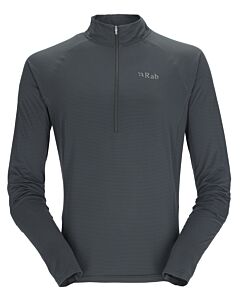Jersey Rab Sonic LS Zip negro - beluga (negro)