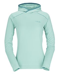 Jersey Rab Force Hoody Wmns morado - deep heather