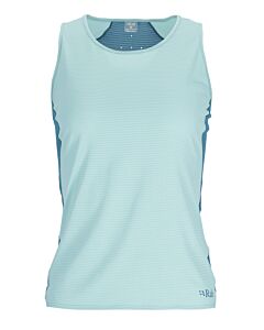 Camiseta Rab Sonic Ultra Vest Wmns azul – meltwater